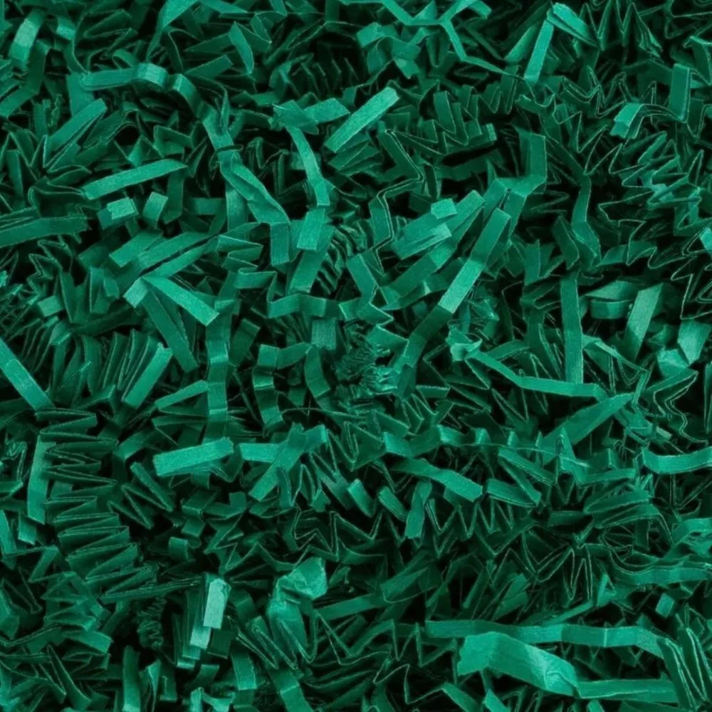 Magicwater Supply 1/2 lb Forest Green Crinkle Cut Paper Grass Shred Filler Gifts